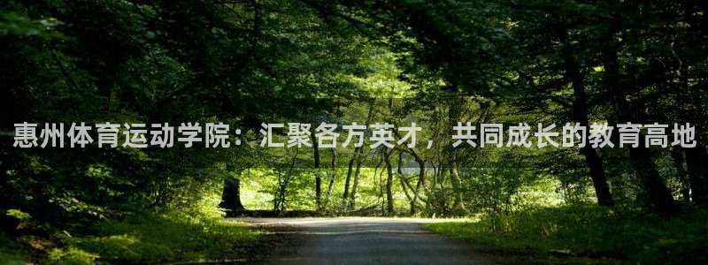 利记官方正版app娱乐是那个系列的台子：惠州体育运动学院：汇