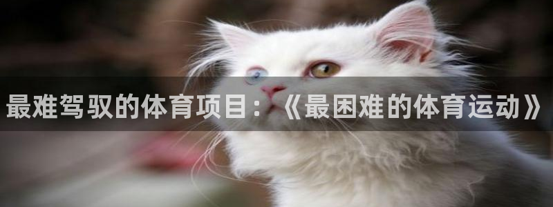 利记官网下载联系电话：最难驾驭的体育项目：《最困难的体育运动